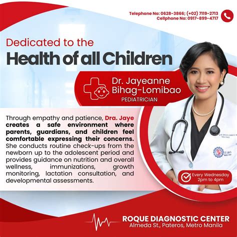 Roque Diagnostic Center in Pateros, Metro Manila .